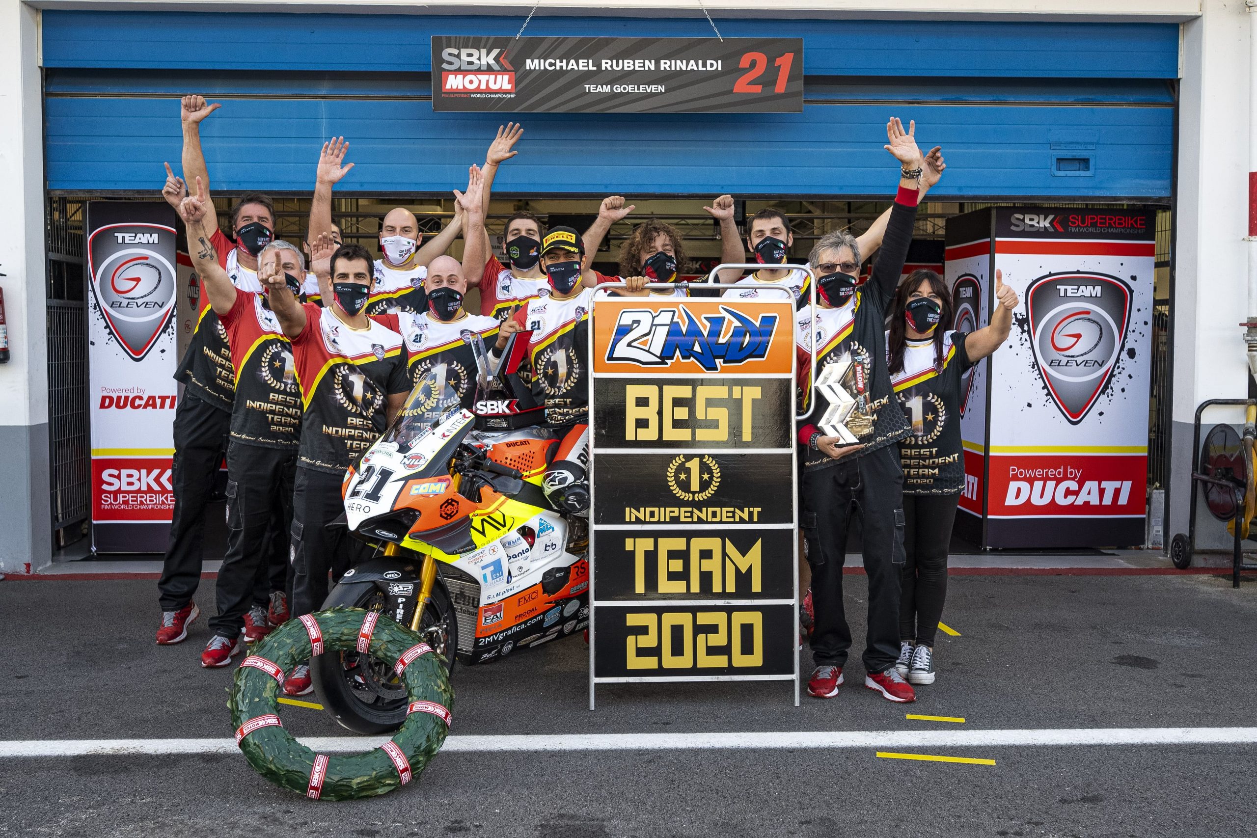 michael rinaldi pilote superbike best indipendent team team goeleven superbike